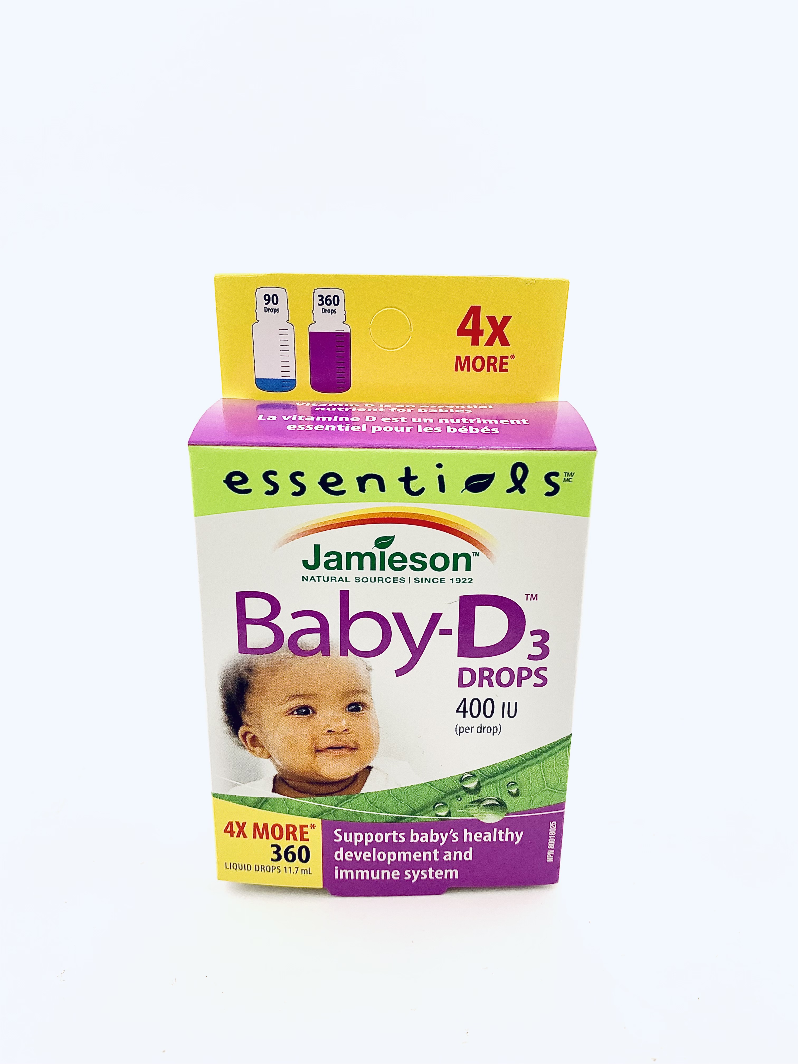 Shop Baby Vitamin D3 400IU Drops 11.7 mL Richmond Square Pharmacy